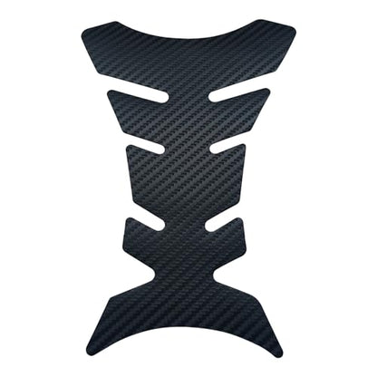 Motorcycle Tank Pad Protector for Yamaha R3 YZF-R3, Carbon-Look Fuel Tank Stickers Protective Non-Slip Scratch Resistance Gas Sticker,A/Black - color: A/Black