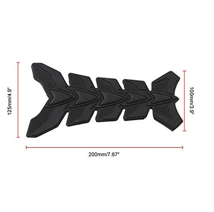 3D Black Gas Tank Protectors for Motorcycle - Gas Oil Fuel Tank Pad Protector Decals Stickers Tank Pad Protector Motorcycle Tank Pad