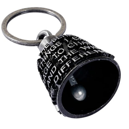 Dream Apparel Motorcycle Bell Guardian Angel Drive Away Gremlin, Biker Bell for Men Women Rider Riding, Good Luck Gift - style: God Grant Me Serenity Courage Wisdom
