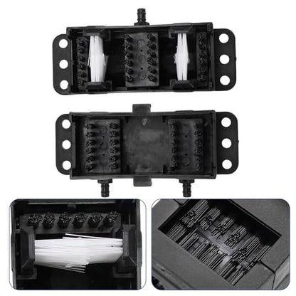 Universal Motorcycle Chain Cleaning Tool Chain Lube Brush Kit,Rust Prevention and Noise Reduction for Mountain Bikes - color: Black