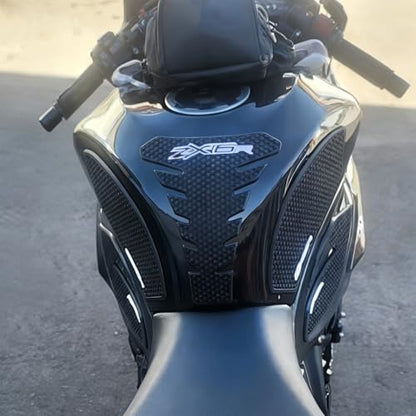 5PCS Motorcycle Fuel Tank Pad Sticker Protector Anti Slip Tank Grip Sticker Compatible with Ninja ZX 6R ZX-6R ZX636 2013-2024 2025 2026 ZX6R Accessories Side Decals Stickers