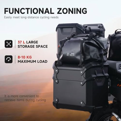 R1300GS Adventure Motorcycle Luggage Top Case Liner Storage Bag 8KG With 2 10KG Side Luggage Box Inner Bags Waterproof Aluminium Case Liner Bag Fit for BMW R1300GS ADV 2024 Accessories