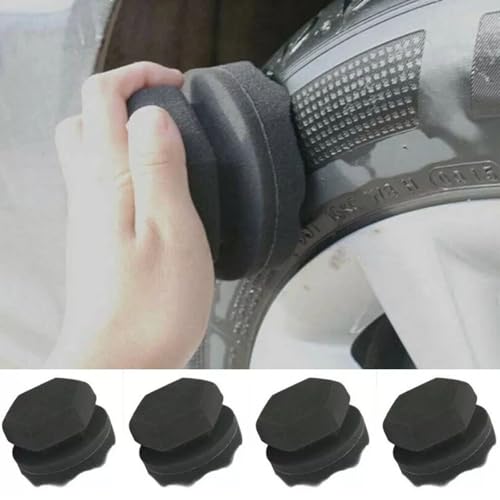 and Foam Buffing Pad Tire Dressing Applicator Suitable for Professional Motorcycles Vehicle Polishing and Waxing Buffing Pad for Cars