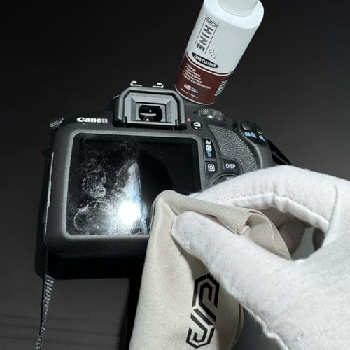 SIBERIAN Shine Liquid Cleaner 0.5oz Spray Made in USA + (1) Fabric Cloth for Camera, Electronic Devices, Eyewear Lenses Compact 15ml Travel - size: 0.5 Fl Oz (Pack of 1)