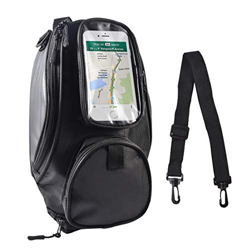 KATUR Motorcycle Gas Oil Fuel Tank Bag Universal Waterproof Oxford Fabric with Strong Magnetic Motorbike Bag Compatible with Harley Honda Yamaha Suzuki
