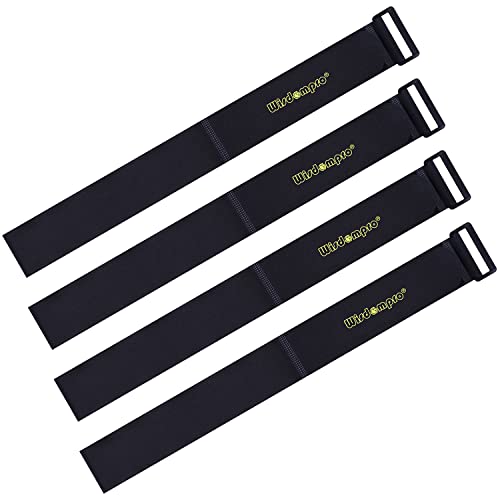Extra Large 4 Pack 2 x 37 Inches Hook and Loop Strap, Reusable Fastening Cable Tie Down Straps by Wisdompro - Reusable, Durable Functional Cinch Cable Straps for Your Home, Office, Workspace - size: Extra Large 4 Pack, 2 x 37 Inch