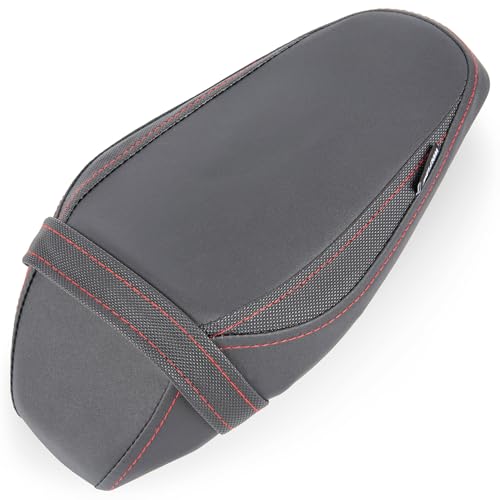 Motorcycle Leather Rear Passenger Seat Cushion Pad Set fit for Z900 Z 900 2017 2018 2019 2020 2021 2022 2023 2024 Pressure Relief Soft Saddle Pillion, Black - color: Rear - Black
