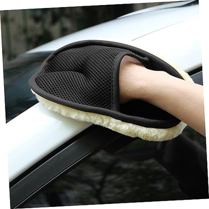 GANAZONO Microfiber Car Wash Mitt Soft Wool Cleaning Glove for Cars Trucks Motorcycles and Rvs Strong Absorption Care for Your Vehicle
