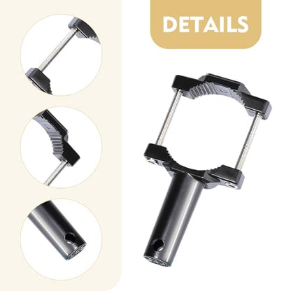 2 PCS Motorcycle Spotlight Mount Brackets, Alloy Front Fork Lamp Bracket for 1" - 2.54" Tube, Shock-Absorption Fog Turn Signal Mounts, Universal for Off-Road ATV UTV Roll Bar