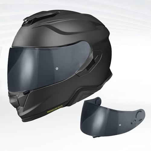 GT Air Visor Repalcement for GT Air 2, Outer Face Helmet Shield Compatible with CNS-1/Neotec/TC-5/TC-9 Accessories (Black) - color: Black