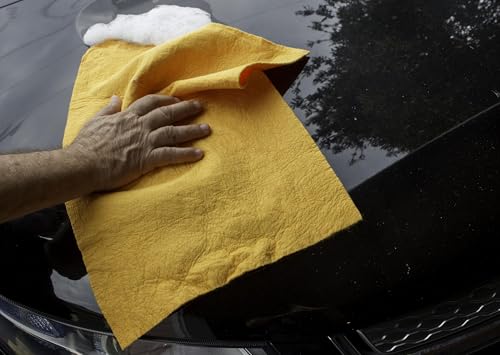 Flinka The Original Reusable Shammy Cloth 20" x 14" - Super Absorbent Chamois Towel - Great for Cars, Boats, Trucks, and RVs - Natural Viscose Sponge Cloth - Eco Friendly (1 Pack) - size: 1 Pack