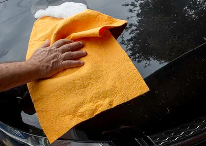 Flinka The Original Reusable Shammy Cloth 20" x 14" - Super Absorbent Chamois Towel - Great for Cars, Boats, Trucks, and RVs - Natural Viscose Sponge Cloth - Eco Friendly (1 Pack) - size: 1 Pack