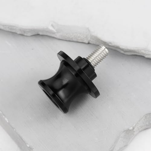 SING F LTD Motorcycle M8 Rear Swingarm Spools Sliders Swing Arm Stand Screw Compatible with Kawasaki Z900 / RS 2017-2025, Black - color: Black
