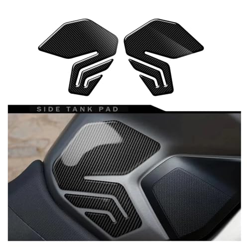 motorcycle tank pad sticker For MT-09 FZ-09 2013-2020 Motorcycle Carbon Side Tank Protectors Pad Protection Knee Grip Decorative Sticker Accessories