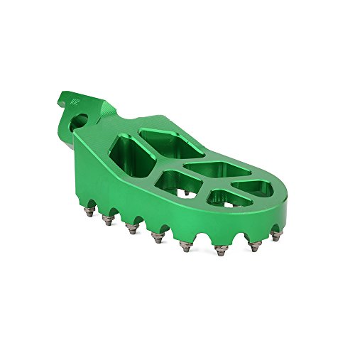 AnXin Dirt Bike Foot Pegs Footpegs Footrests Foot Pedals Rests CNC for KX250F 06-18 KX250 KX 250 19-24 KX450F 07-18 KX450 19-24 KX250X KX450X 21-24 KLX450R 08-14 Green - color: green, size: KX250 KX250F/X KX450 KX450F/X KLX450R