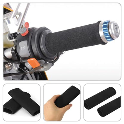 BESPORTBLE Motorcycle Grip Covers, 4Pcs Motorcycle Foam Grips Sponge Bike Handlebar Comfortable Covers Sponge Bicycle Motorbike Handlebar Replacement