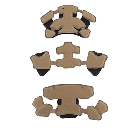 Bewinner Helmet Dial Suspension System Chin Strap - 3rd Generation Adjustable Helmet Liner System Steap Kit with Internal Sponge Pad (Mud Spongeand Suspension)