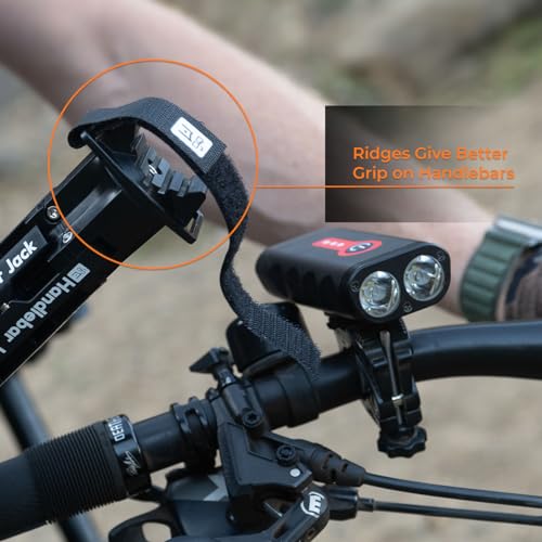 The Original Handlebar Jack Portable Repair Stand V3 | Made in the USA | 3.7" Ground Offset, for Bicycles, eBikes | Compatible w All Electric Bikes
