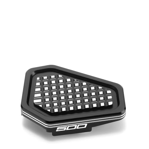 Modeer Motorcycle Widening Foot Brake Pedal Extension Compatible with Ninja 500/se 2024 2025 Enlarge Anti-Slip Peg Extender Plate ninja500 Accessories (black) - color: black, size: Ninja 500