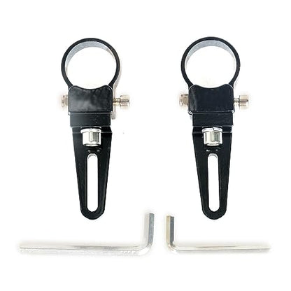 1.25 Inch Bull Bar Tube Mount Clamps JIUHUAN LED Light Bar Mounting Brackets Roof Roll Cage Holders for Offroad Trucks ATV SUV 2pcs - size: 1.25inch-L025