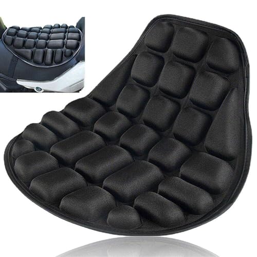 Motorcycle Seat Cushion for Kawasaki KLR 650 1987-2024-pr, Comfortable Breathable Shock Absorption Motorcycle Seat Pad Soft Motorbike Seat Cushion for Long Rides