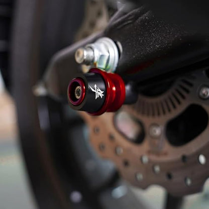 Black Motorcycle Swingarm Spools Slider Stand Screws for Hayabusa GSX1300R/GSX1300R Gen 3 1999-2008 2009 2010 2011 2012 2013 2014 2015 2016 2017 2018 2019 2020 2021 2022 2023 2024 2025 2026 - color: Black