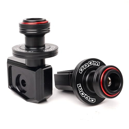 Compatible With Grom 125 2025 MSX 125 MSX125 2013-2023 2024 2025 Grom Accessories CNC Motorcycle Swingarm Spools Sliders Rear Wheel Axle Stand Screws Adapter (Red) - color: Red