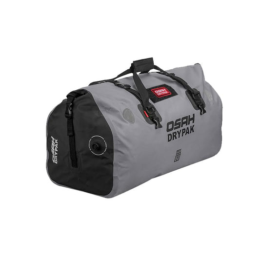 Waterproof Duffel& Luggage Bag - Motorcycle Dry Bag Tail Saddle Bags with Roll Top Closure,Large Storage Space,for Camping, Kayaking, Fishing & Traveling(Grey, 60L) - color: Grey, size: 60L