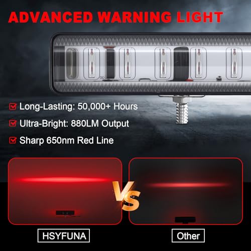 LED Forklift Safety Light Red for AGV Automated Guided Vehicle, Forklift Truck, Industrial Lift, Warehouse Safety, IP67 Waterproof, Aluminum Housing (2PCS) - size: 2PCS