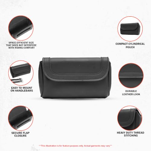 Daniel Smart Motorcycle Tool Bag - Premium Synthetic Leather with Classic Plain Design that performs well in extreme work circumstances. - style: Sassy Tool Bag