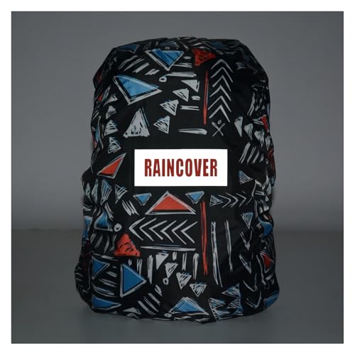 Backpack Rain Cover Covers Waterproof Backpacks 20L-50L Lightweight Bag Rain Cover Reflective Design for Camping Cycling Night Safety - color: Black03-S(18L-25L)