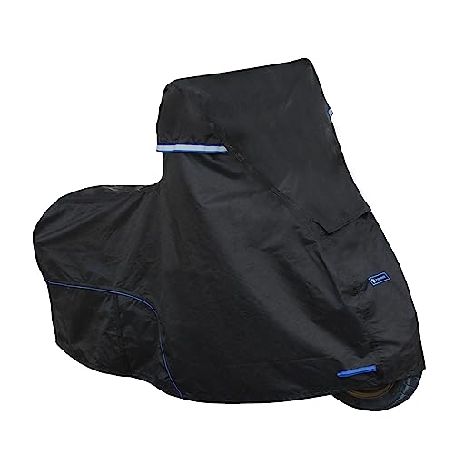 Fenrir 170CM Minimoto Motorcycle Cover Waterproof Outdoor Storage All Season Protection Compatible with Honda Grom Navi Monkey DAX125 MSX125 Kawasaki Z125 Benelli TNT135 CFMOTO Papio Ohvale GP-0 GP-2 - size: Minimoto 66.92"X31.49"X43.3"