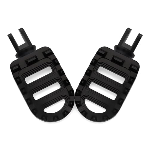 Motorcycle Foot Pegs MX Front Pegs Footrest Fit for Harley 2018-later Softail Low Rider S Breakout FXLRS Fat Bob 114 Street Bob FXBB Fat Boy Sport Glide FLSB (Black) - color: Black
