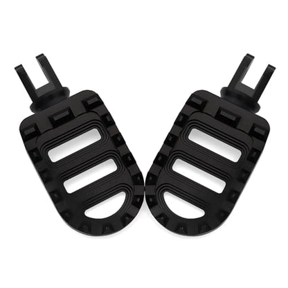 Motorcycle Foot Pegs MX Front Pegs Footrest Fit for Harley 2018-later Softail Low Rider S Breakout FXLRS Fat Bob 114 Street Bob FXBB Fat Boy Sport Glide FLSB (Black) - color: Black