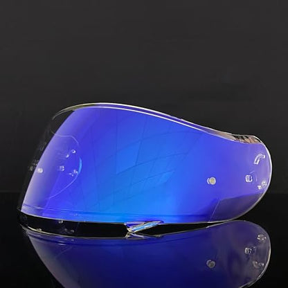 Neotec 2 Helmet Visor Replacement for,CNS-3 UV Protection Helmet Face Shield Compatible with SHOEI Neotec 2(Revo Clear Blue) - color: Revo Clear Blue- Day and Night Use