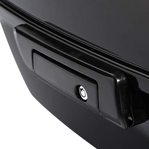 SLMOTO 13.7" King Tour Trunk W/Black Latch Fit For Harley Street Glide FLHX 2014-2025 Electra Glide Standard FLHT 2019-2022 Revival FLH 2021 Road King Glide - color: BStyle #04