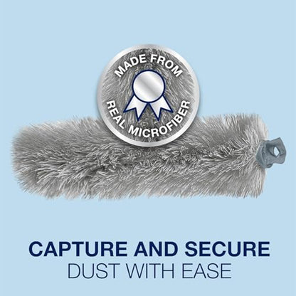 Bona Reusable Duster Refills - 2 Pack - High Performance Dusting System - Microfiber Dusters Remove Dust and Pet Hair for Whole-Home Cleaning - style: Washable Duster Refills - 2 Pack