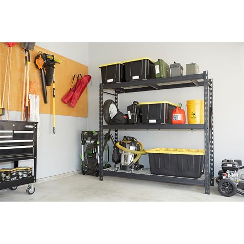 Ironton Industrial Shelving Rack, 3 Storage Shelves Steel Construction 3-Tier Rack with 2000-Lb Load Capacity Per Shelf, Garage Storage Rack - size: 3 Tier