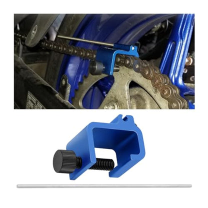Bittwee Motorcycle Chain Alignment Tool, 08-0048 Quick Accurate Professional Alignment Tool Chain Maintenance Repair Parts Bagged, Universal for Motor Scooter Sprocket Sport Dirt Bike ATV