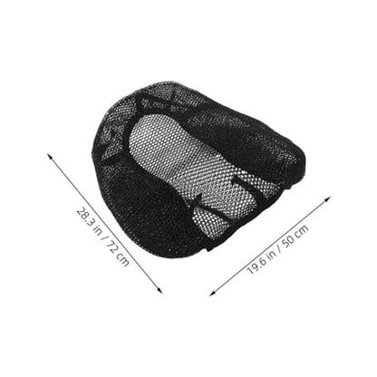 Vaguelly Motorbike Seat Cover Mesh Motorcycle Seat Cushion Pad Breathable Insulated Motorcycle Accessory