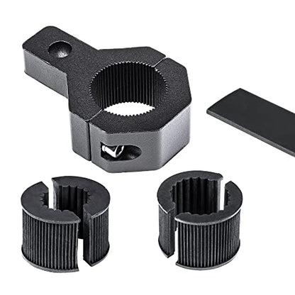 LAMPHUS Off-Road ATV UTV Light Bar Mount Mounting Bracket Mini Bar Clamp Kit [0.75"/1"/1.25" Inch] [Vertical Bar] [Aluminium] Bull Bar UTV Roll Bar Clamp Tube Roll Cage Clamps Mount for ATV UTV - size: 1 Pack, style: Vertical Bar
