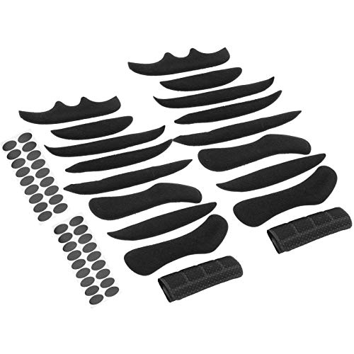 Universal Helmet Liner Replacement Kit, 18 Piece Foam Padding Set with Adhesive for Motorcycle, Bike, Sports Helmets