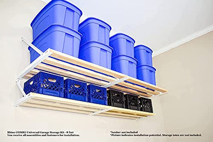 Rhino Combo Universal Garage Storage Kit - 8 feet - size: 8-ft Length x 33.5-in and 20-in Depth