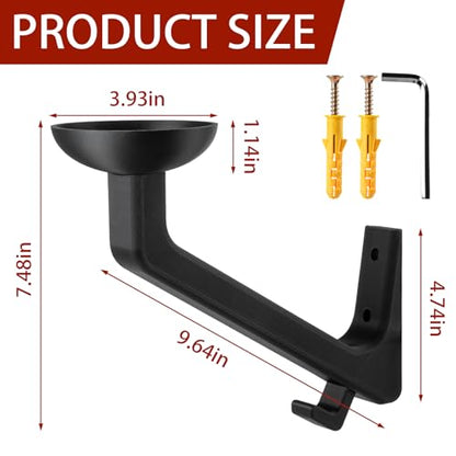 Helmet Holder, Firefighter Helmet Holder Wall Mount, Helmet Hanger for Football Helmet, Hats, Coats, Sportswear, Motorcycle Accessories for Men, Easy Installation