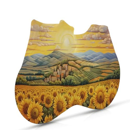 Bike Cover with 5 Zippers, Anti-Scratch Bicycle Storage Guard for Apartment & Garage, Fits Wall Hangers & Car Racks, Dust-Proof Full Protection for Most Bikes (Sunflower) - color: Sunflower