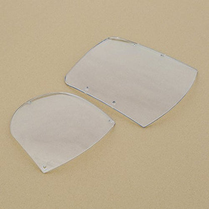 SLMOTO Windshield Quarter Fairing Fit for Harley Sportster XL 1988-2016 Dyna 1995-2005 Clear - color: Clear Windshield