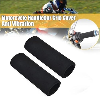 Motorcycle Handlebar Grips Motorcycle Handlebar Cover Slip-on Anti Vibration Comfort Grip Sleeve Foam Anti-Slip Moto Handle Levers Grips