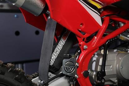 JFG RACING Motorcycle Rear Fork Cover Shock Absorber Cover Guard Protector - Universal For Dirt Pit Bike ATV CRF KLX EXC YZF - (2)- 350MM