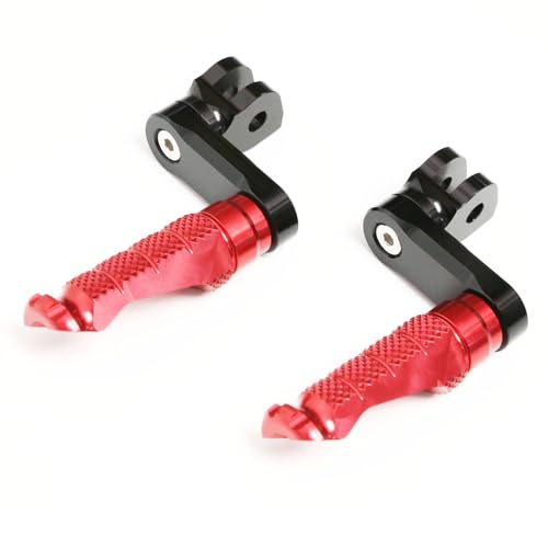 MCMOTOPARTS R-FIGHT Front Rider Footpeg Footpegs Foot Pegs Footrests Green Compatible with ER-6F 2006-2008 06 07 08 - color: Green, size: Standard (No Extension)