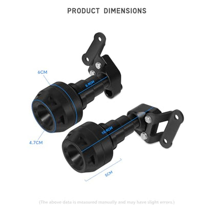 MFGZD for 675SR Motorcycle Frame Sliders Crash Protector Compatible with CFMOTO 675SS 675SR-R 675SR 675NK 675SRR Frame Sliders Engine Guard Bar Crash Protector - size: For 675SR